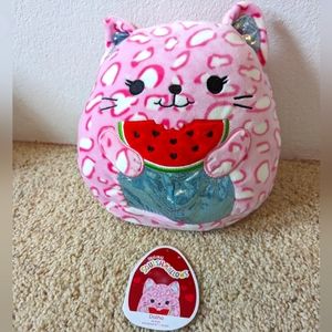 Dalha the Cat with Watermelon 8" Valentine's Squishmallow